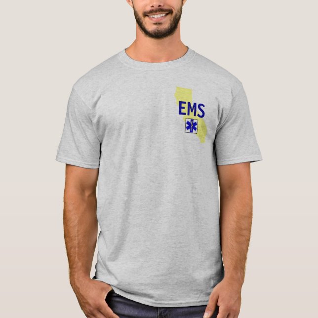 SHIRT Kaliforniens EMS - Laufen des Sensenmanns (Vorderseite)