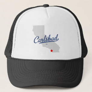 Shirt Karlsbads Kalifornien CA Truckerkappe