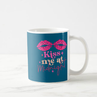 Shirt Kuss passende Paare Mitternacht Kaffeetasse