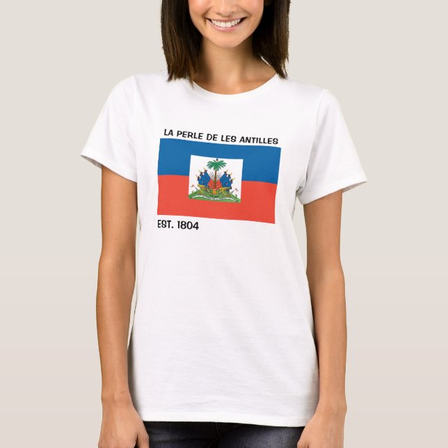 SHIRT LA PERLE DE LES ANTILLEN HAITI (Vorderseite)