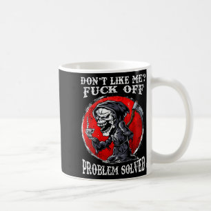 Shirt Like Off Problem Solved Schädel Kaffeetasse