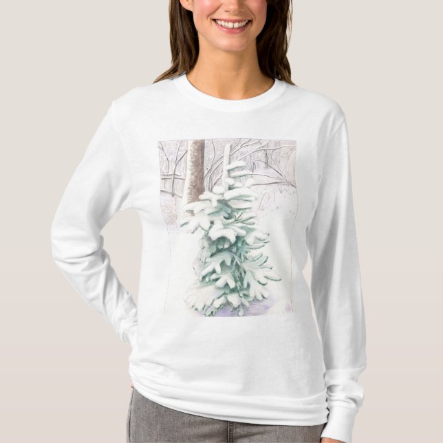 Shirt longsleeve der Winter der Frauen (Vorderseite)