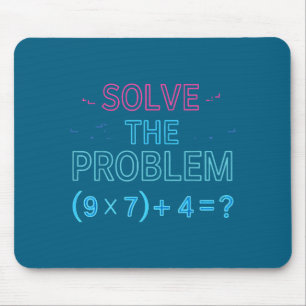 Shirt Löst Problem Mathe 67 Meme Mousepad