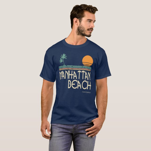 Shirt Manhattan Beach Kalifornien (Vorne ganz)