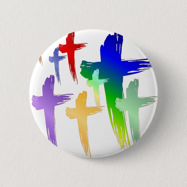 SHIRT_manycross Button (Vorderseite)