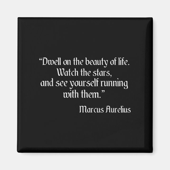 Shirt Marcus Aurelius am schönen Li Magnet (Vorne)