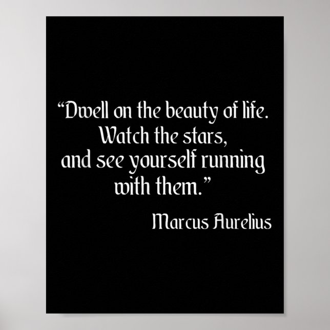 Shirt Marcus Aurelius am schönen Li Poster (Vorne)