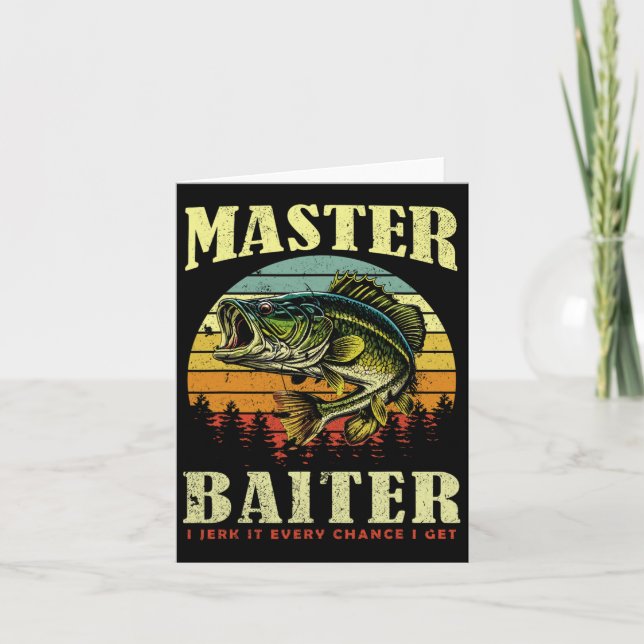 Shirt-Master-Schwimmer Funny-B-Vater Karte (Vorderseite)