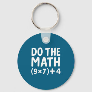 Shirt Mathe 67 Meme Sechs Sieben Schlüsselanhänger