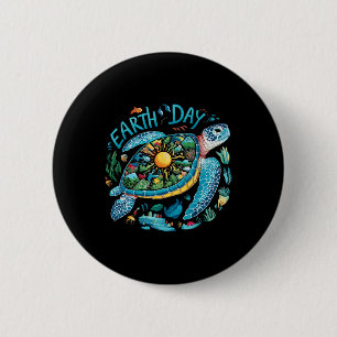 Shirt Meeresschildkröte retten den Planeten Frauen Button