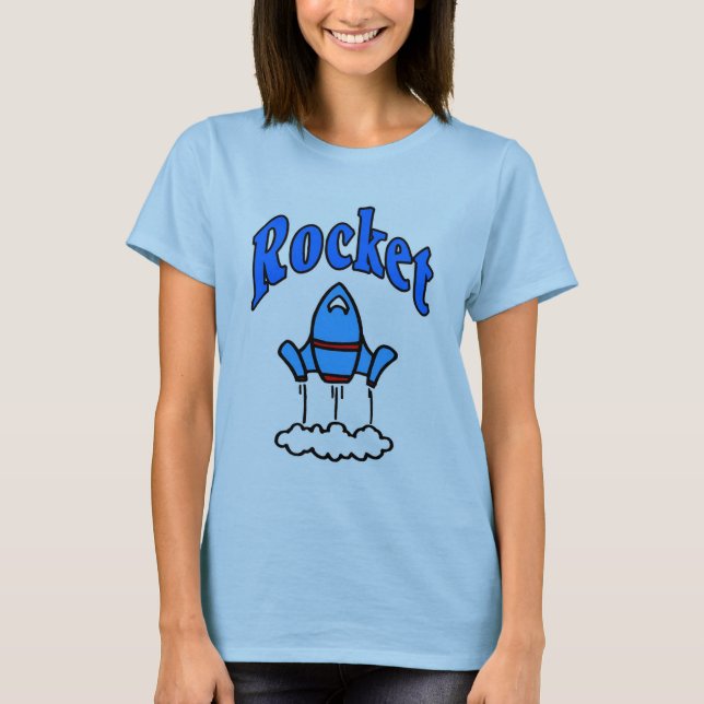 Shirt mit dem Blue Rocket Logo (Vorderseite)