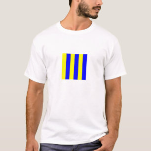 Shirt mit hellfarbener Flagge