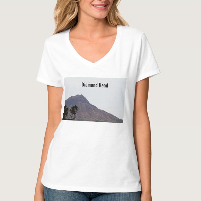 Shirt mit Iconic Diamant-Kopf Hawaii (Vorderseite)