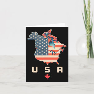 Shirt mit Kanada und US-amerikanischer Karte - Ann