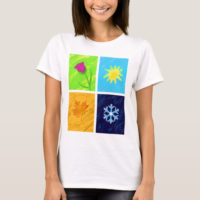 Shirt mit vier Jahreszeiten (Vorderseite)