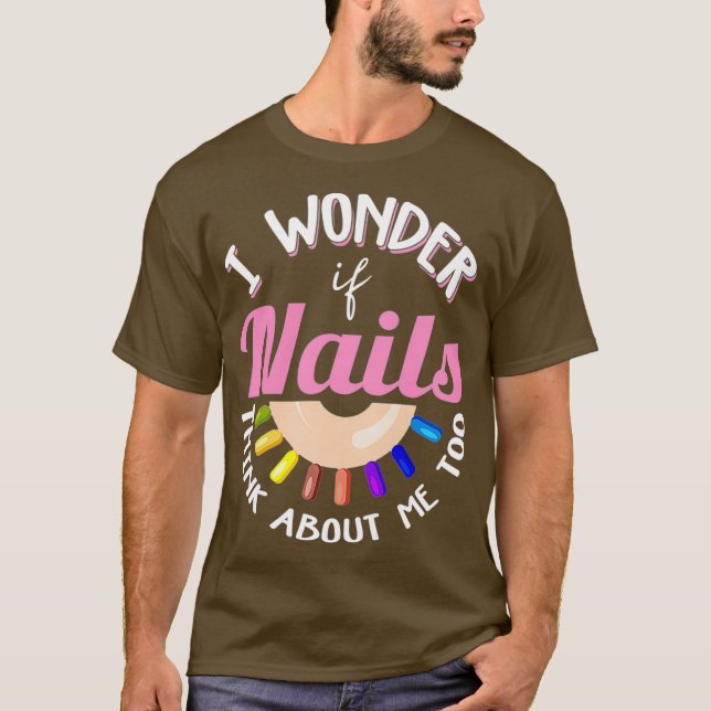 Shirt Nail Tech Quote für Nail-Techniker (Vorderseite)