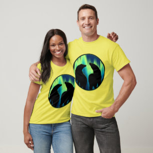 Shirt Northern Lights Bio Bären T - Shirt