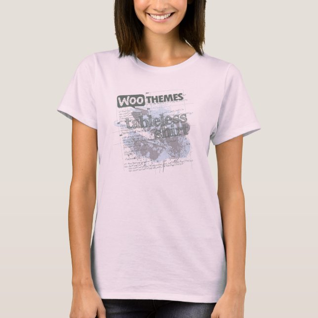 Shirt ohne Tabletten (Ladys) - weiß (Vorderseite)
