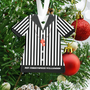Shirt-Ornament des personalisierten Streifenrefere Ornament