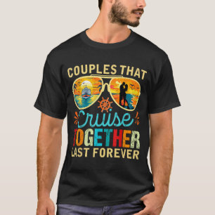Shirt Paare machen eine Kreuzfahrt Zusammen bleibe