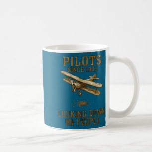 Shirt Pilot fliegt Flugzeug Ja Abenteuer Kaffeetasse