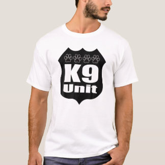 Shirt-Polizeieinheit Polizist Abzeichen oder Schil T-Shirt