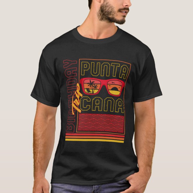 Shirt Punta Cana, T-Shirt Punta Cana zum Geburtsta (Vorderseite)