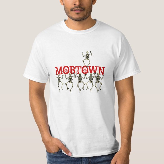 Shirt-randalierende Skelette in Mobtown Baltimore T-Shirt (Vorderseite)