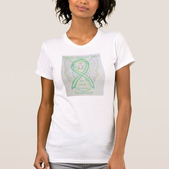 Shirt "Rechte der Adoptierenden" Offene Platten (Vorderseite)