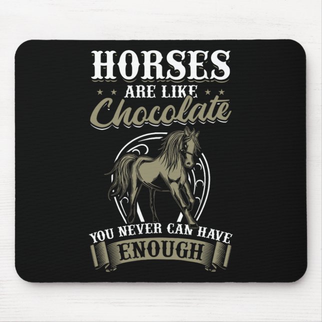 Shirt Reiten Mousepad (Vorne)