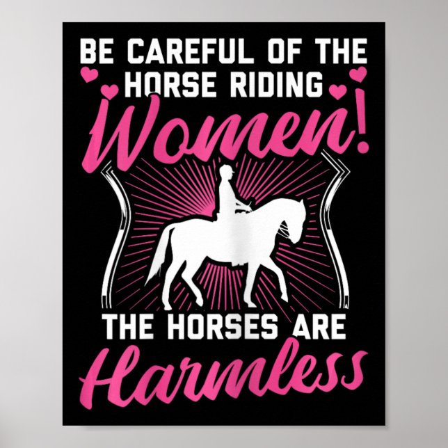 Shirt Reiten Poster (Vorne)