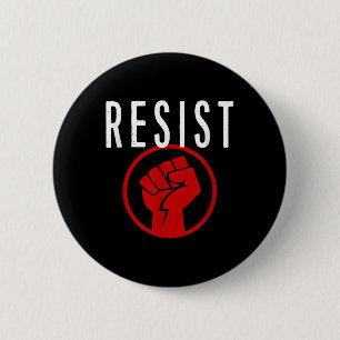 Shirt "Resist Fist T" - Teil der Resistenz - Button