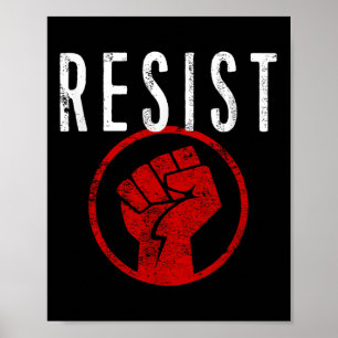 Shirt "Resist Fist T" - Teil der Resistenz - Poster