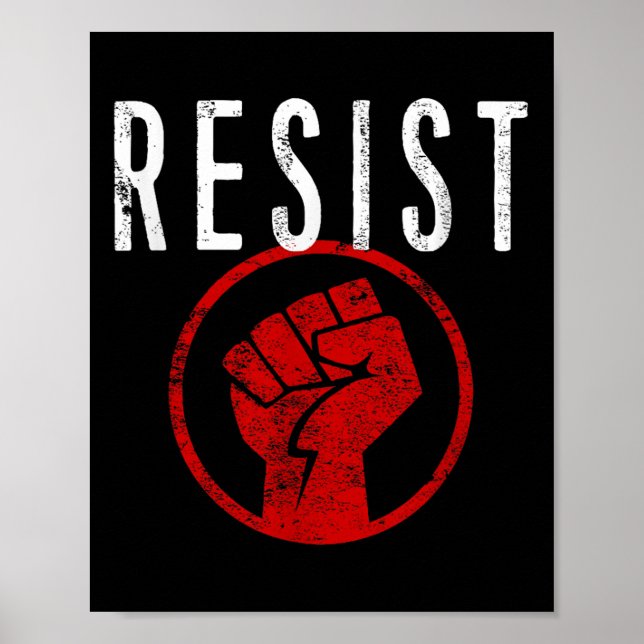 Shirt "Resist Fist T" - Teil der Resistenz - Poster (Vorne)