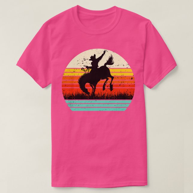 Shirt Rodeo Shirt Bucking Bronco Shirt (Design vorne)
