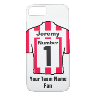 Shirt Rot und Weiß iPhone 8/7 Hülle