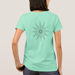 Shirt - Schiffshelm mit Namen (hinten)