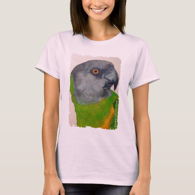 Shirt - Senegal-Papagei (Vorderseite)