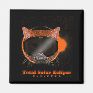 Shirt Sonnenfinsternis 8 4 Katze Magnet