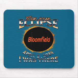 Shirt Sonnenfinsternis Bloomfield Indiana Da Mousepad