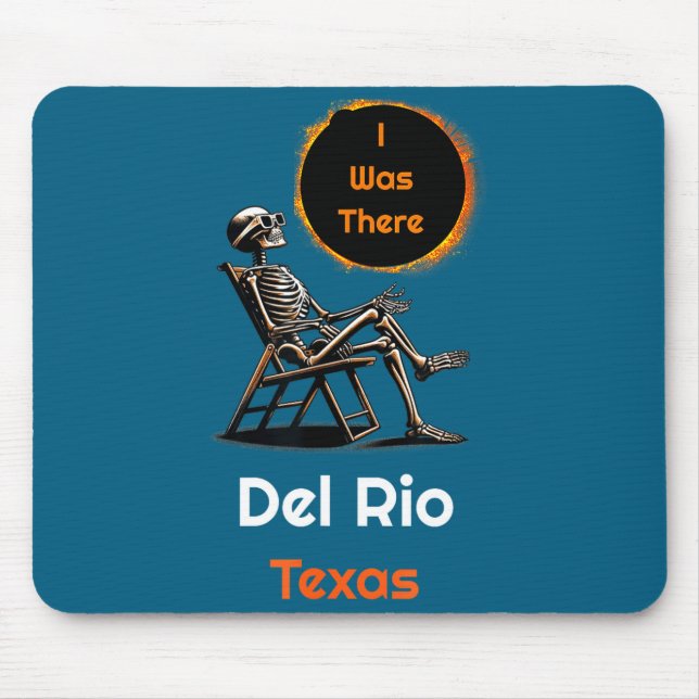 Shirt Sonnenfinsternis Del Rio Texas Mousepad (Vorne)