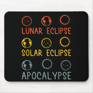 Shirt Sonnenfinsternis Mondfinsternis Weltuntergan Mousepad