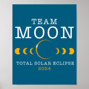 Shirt Sonnenfinsternis Team Mond Total Poster