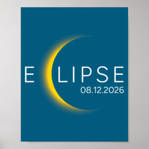 Shirt Sonnenfinsternis Totale Sonnenfinsternis Poster