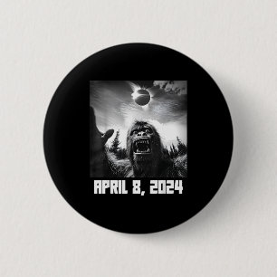 Shirt Sonnenfinsternis Totalität 8. April Button