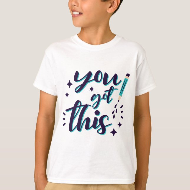 Shirt Test Day Shirt Lehrer Student Sie Got (Vorderseite)