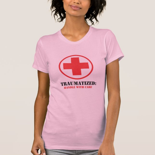 Shirt-Traumatisiertes HWC.ai T-Shirt (Vorderseite)