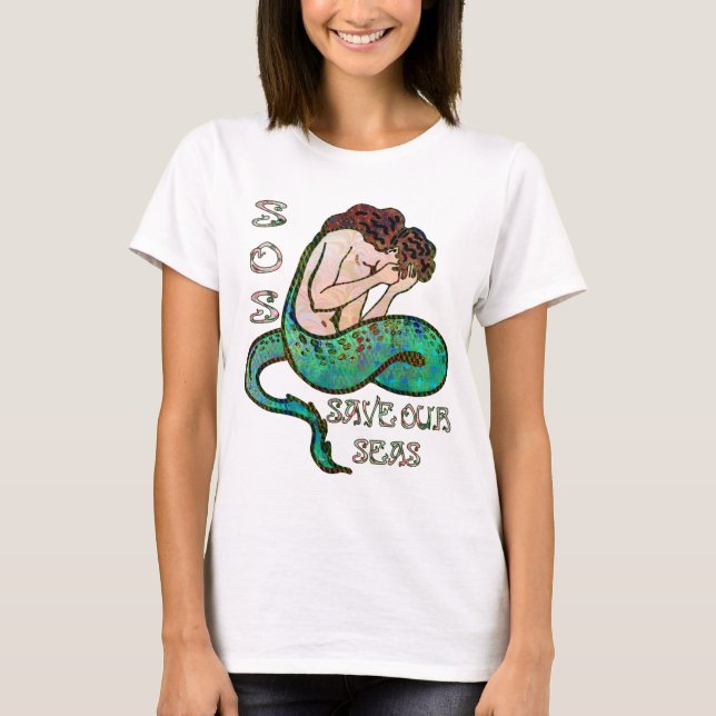 Shirt "Unsere Meere gerettet" (Vorderseite)