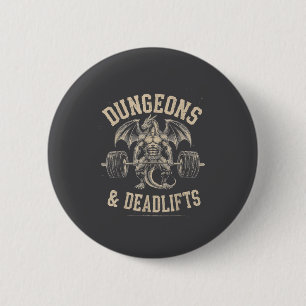 Shirt Verließe Deadlifts Gym Workout Fantasie Button