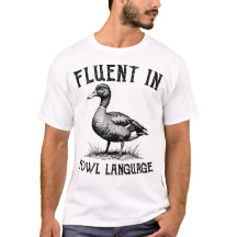 Shirt von Enten, fließend im Shirt von Fowl